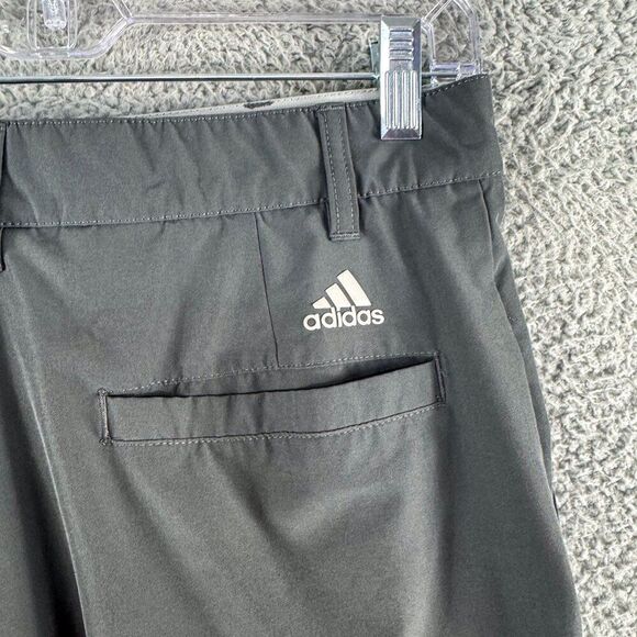 Adidas Shorts Mens 30 Gray Golf Golfer Outdoor Casual Preppy Hiking Camping Gorp - Picture 7 of 13